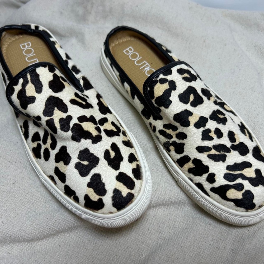Corkys Leopard Slip-On Shoes